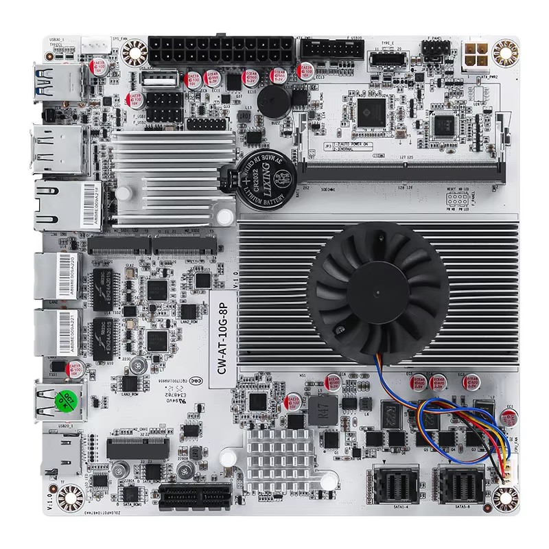 8-Bay NAS Mini ITX moederbord  - Mini Itx Dual 2.5G Nas Motherboard recensie en prijs